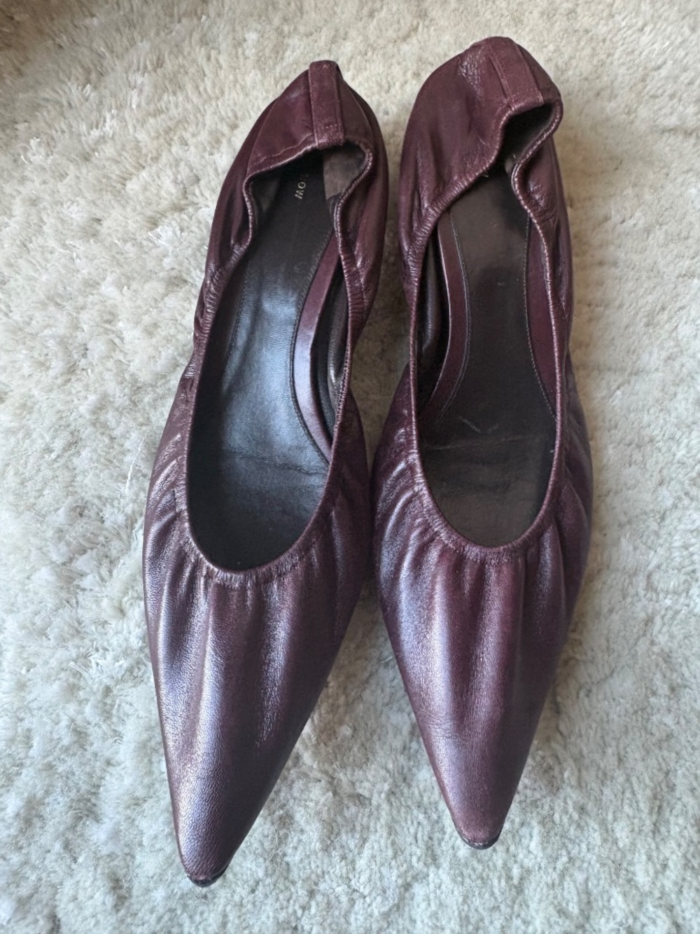 The row Liisa Kitten Heel size 39 burgundy - Picture 5 of 10